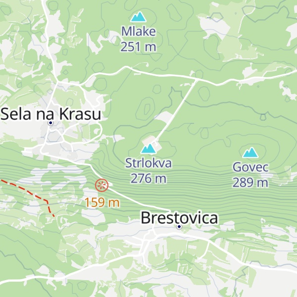 Map of Strlokva