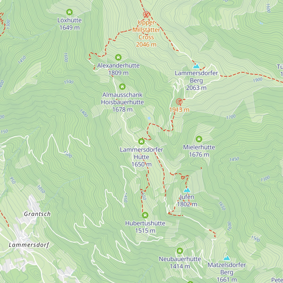 Lammersdorfer Hütte map