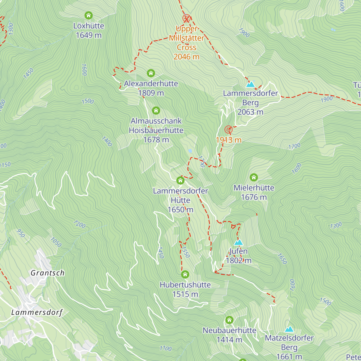 Lammersdorfer Hütte map
