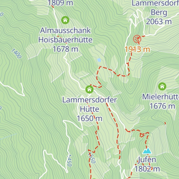 Map of Lammersdorfer Hütte