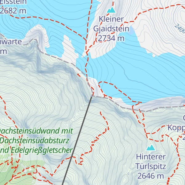 Map of Dachstein Gletscherbahn