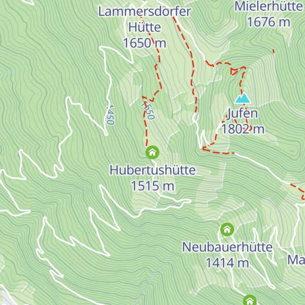 Map of Hubertushütte