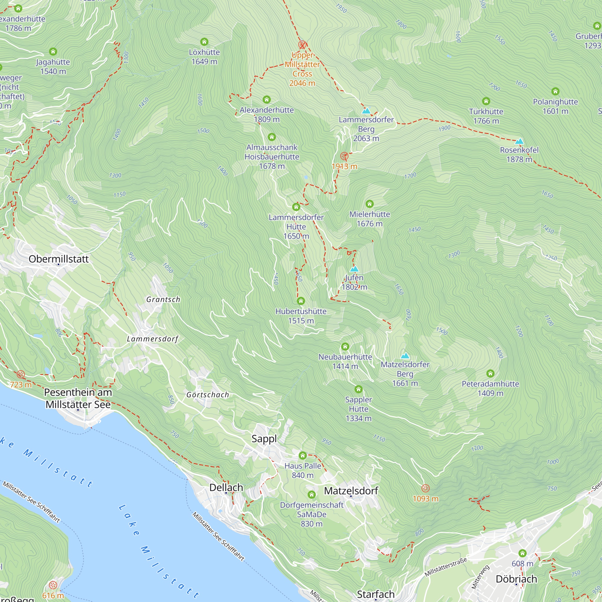 Hubertushütte map