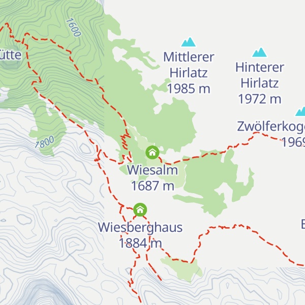 Map of Wiesalm