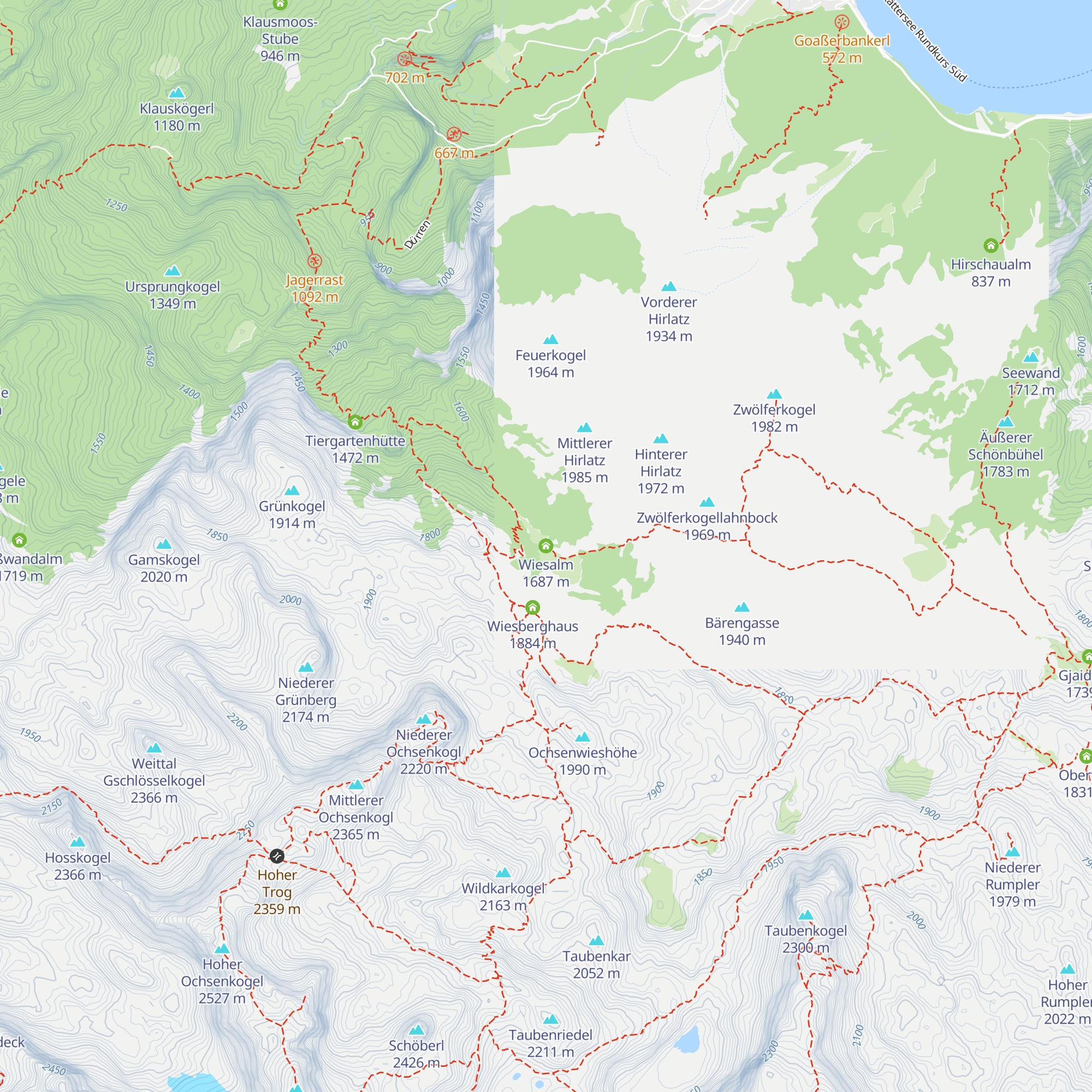 Wiesalm map