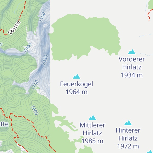 Map of Feuerkogel