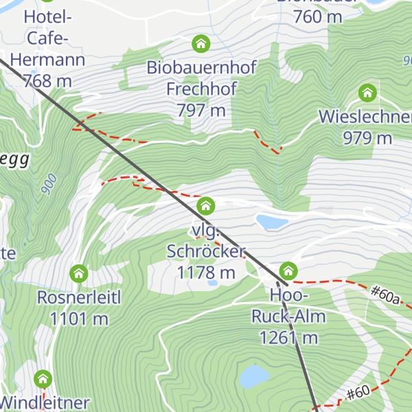 Map of vlg. Schröcker