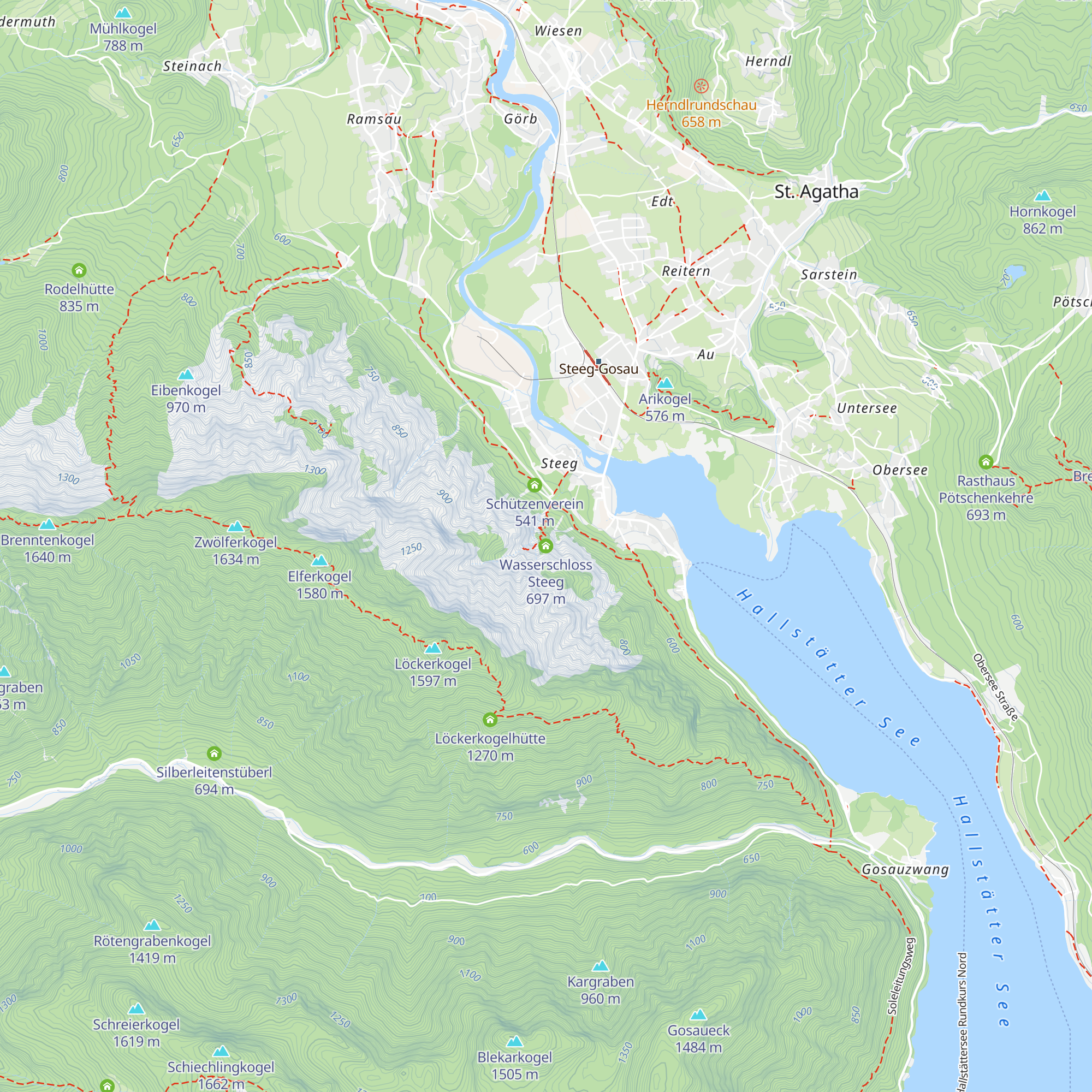 Wasserschloss Steeg map