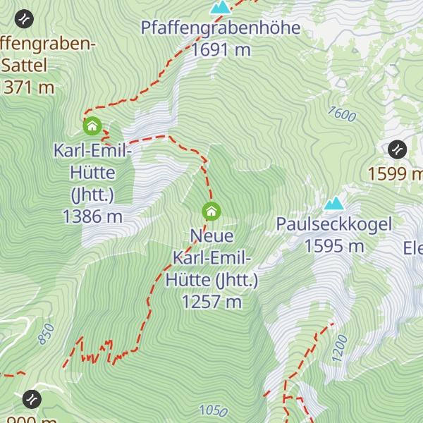 Map of Neue Karl-Emil-Hütte (Jhtt.)