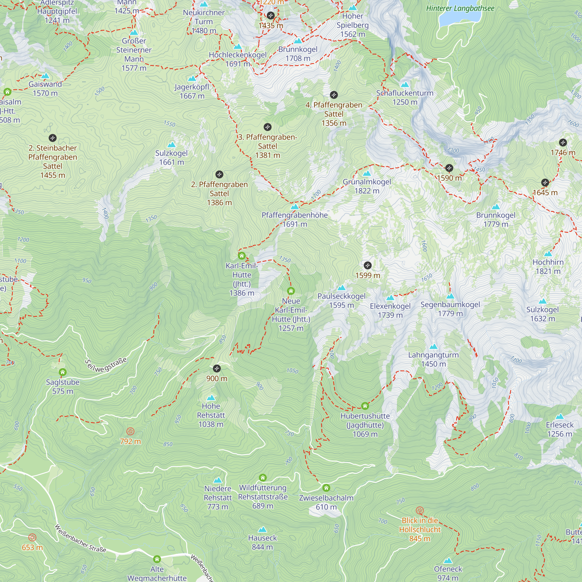 Neue Karl-Emil-Hütte (Jhtt.) map