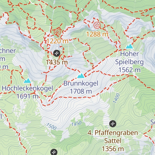 Map of Bischofsmütze