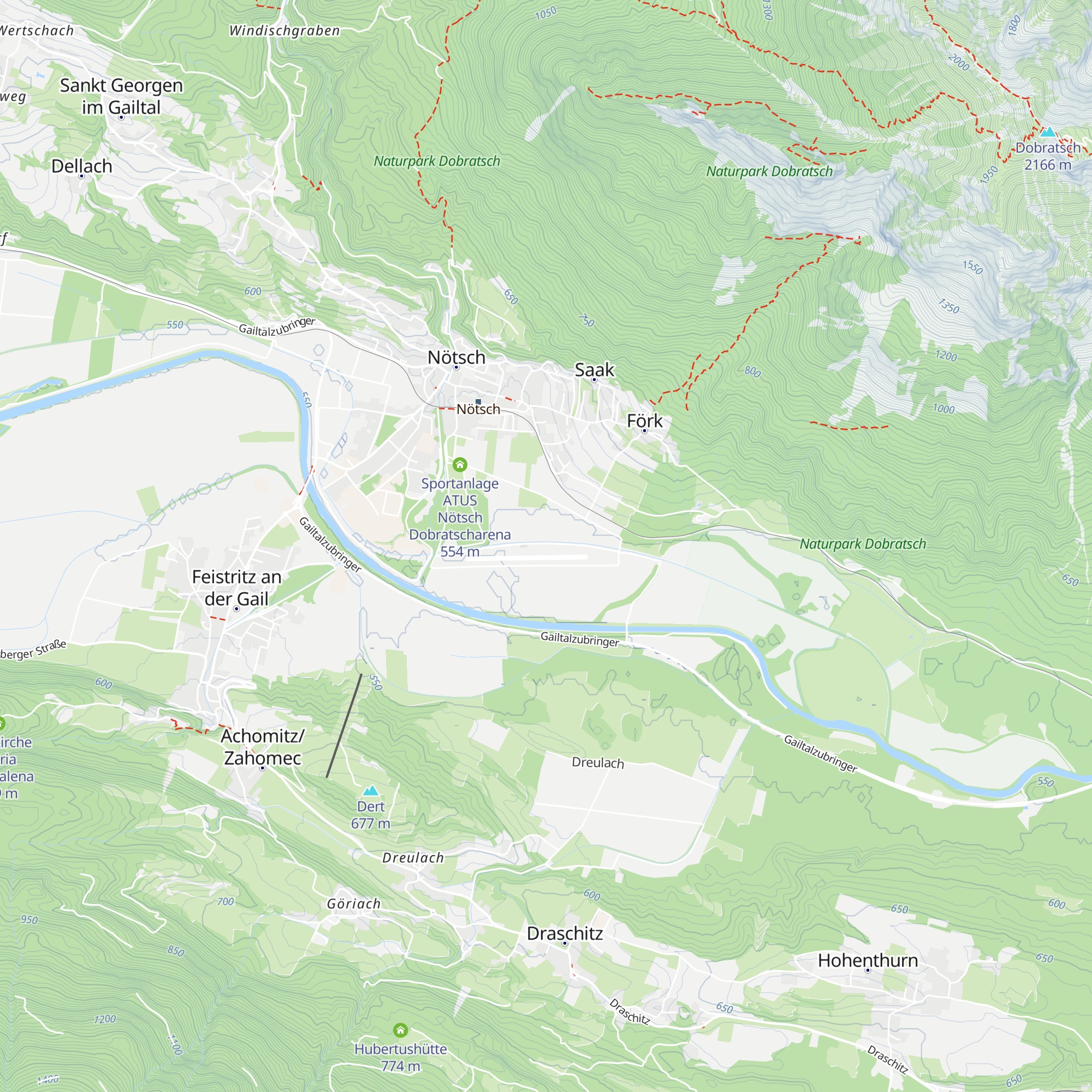 Flugzeughangar Segelfliegergruppe Villach map