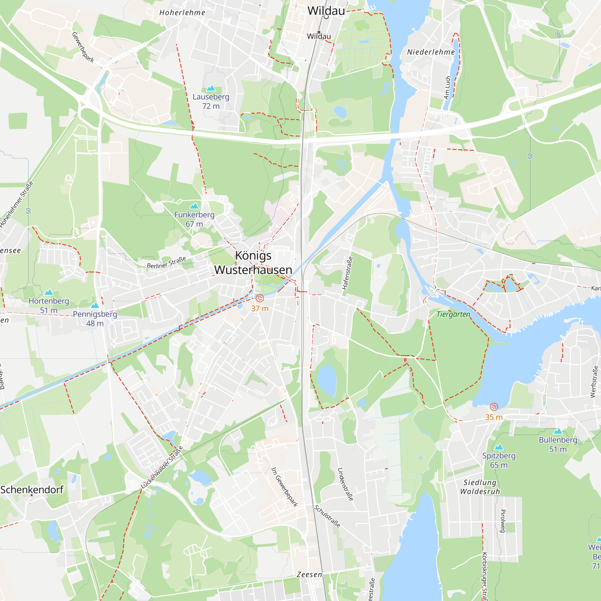 Tourismusverband Dahme-Seen e.V. map