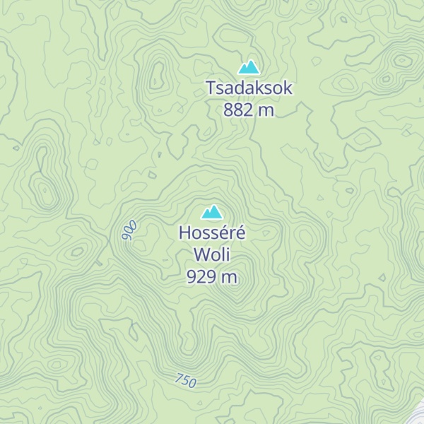 Map of Hosséré Woli