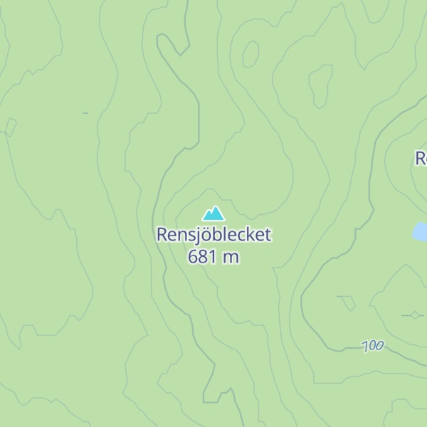 Map of Rensjöblecket