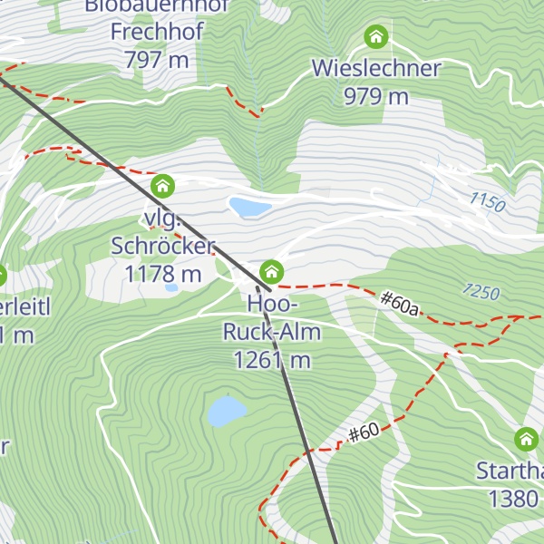 Map of Hoo-Ruck-Alm