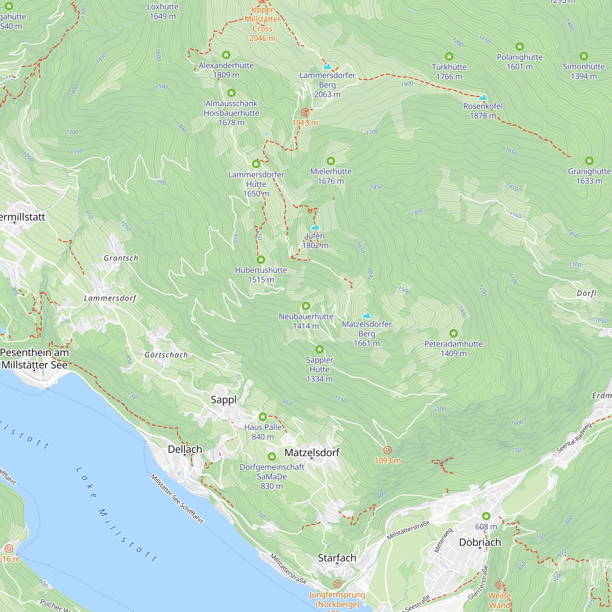 Neubauerhütte map
