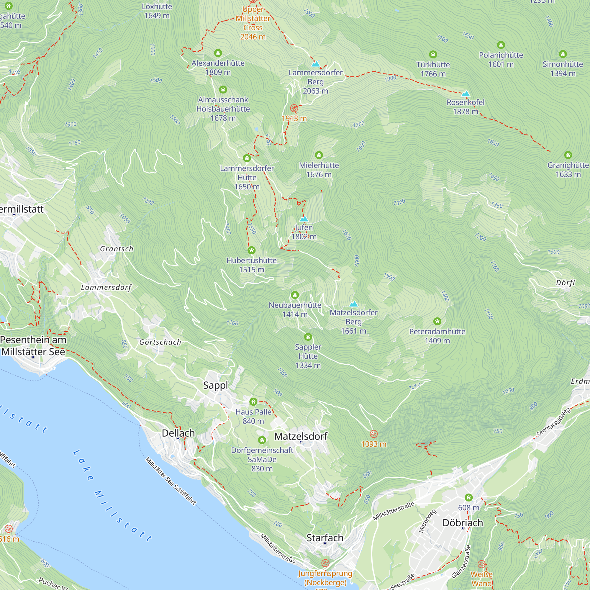 Neubauerhütte map