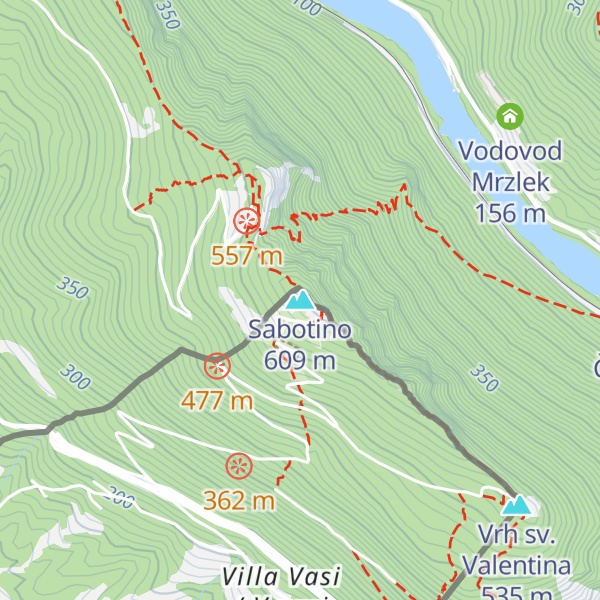 Map of Sabotino