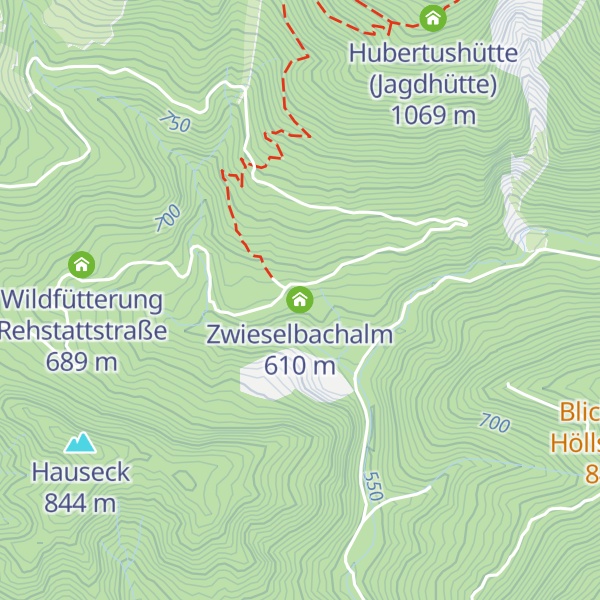 Map of Zwieselbachalm