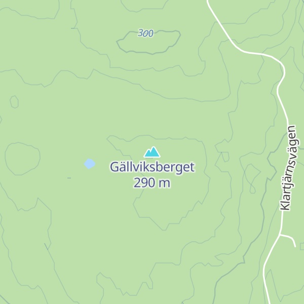 Map of Gällviksberget