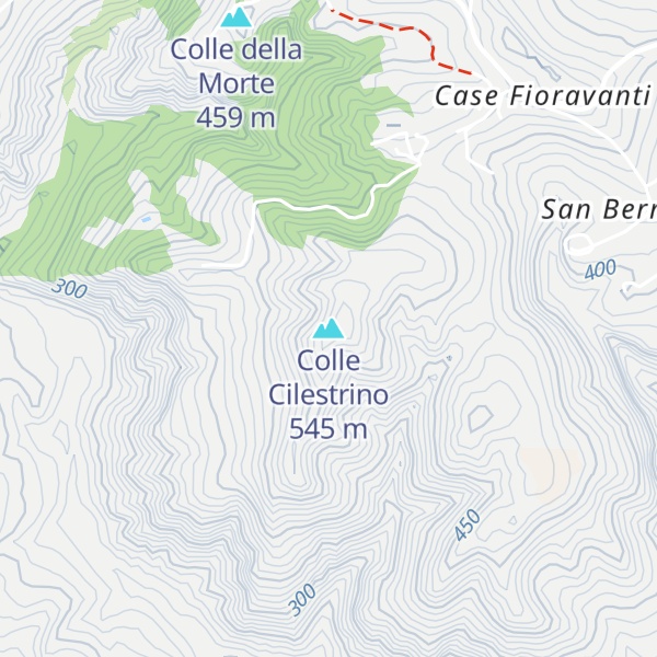Map of Colle Cilestrino