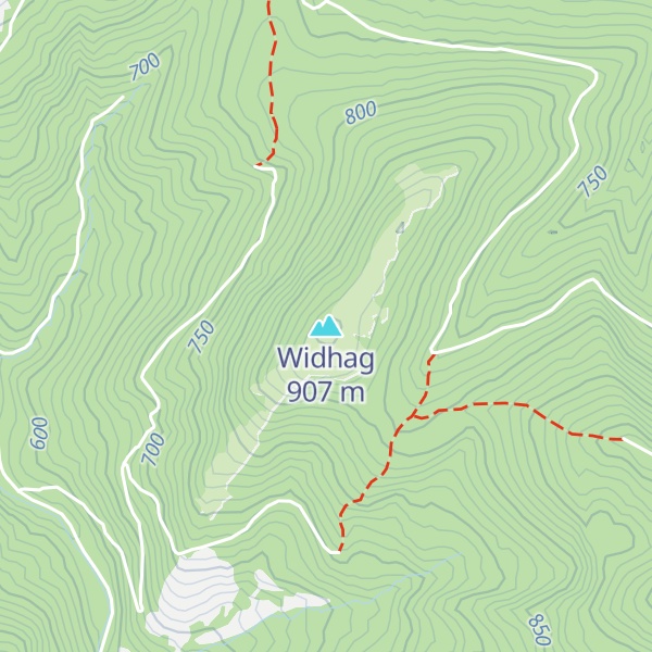 Map of Widhag