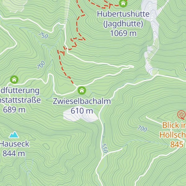 Map of Zwieselbachalm