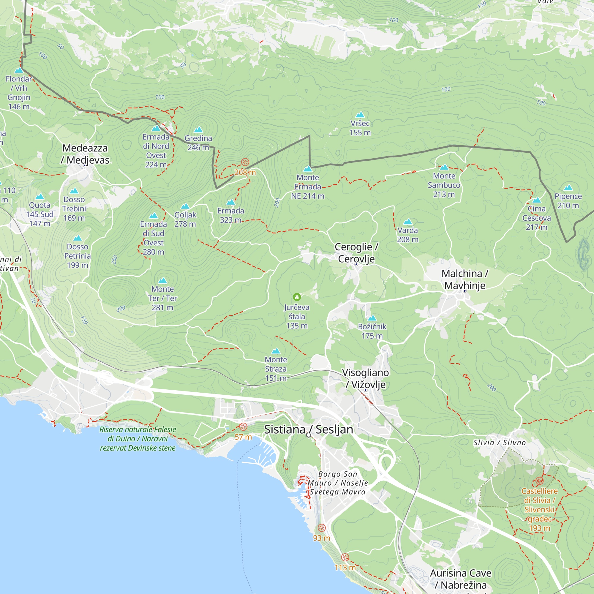 Jurčeva štala map