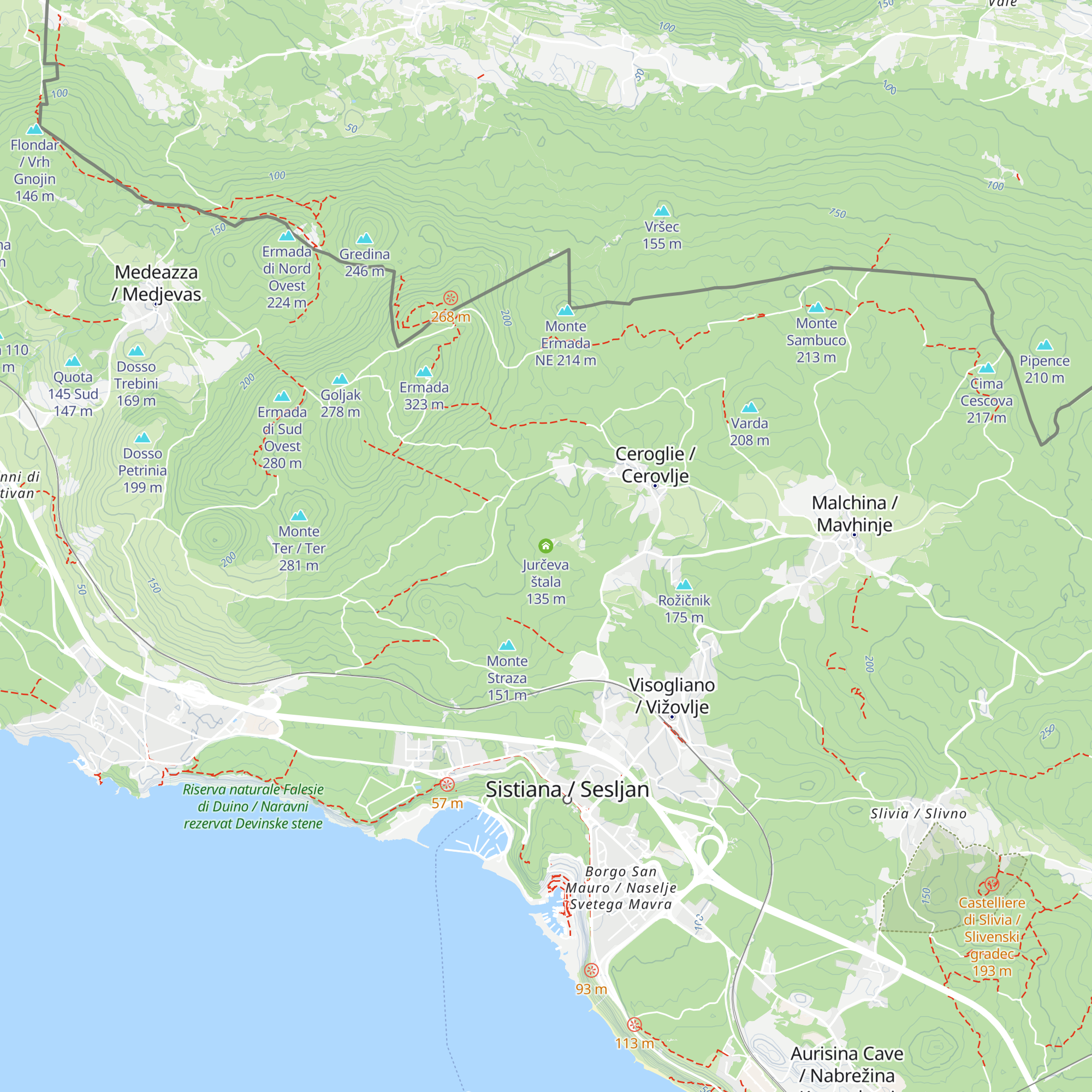 Jurčeva štala map
