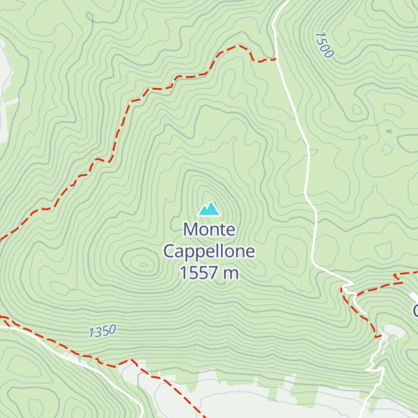 Map of Monte Cappellone