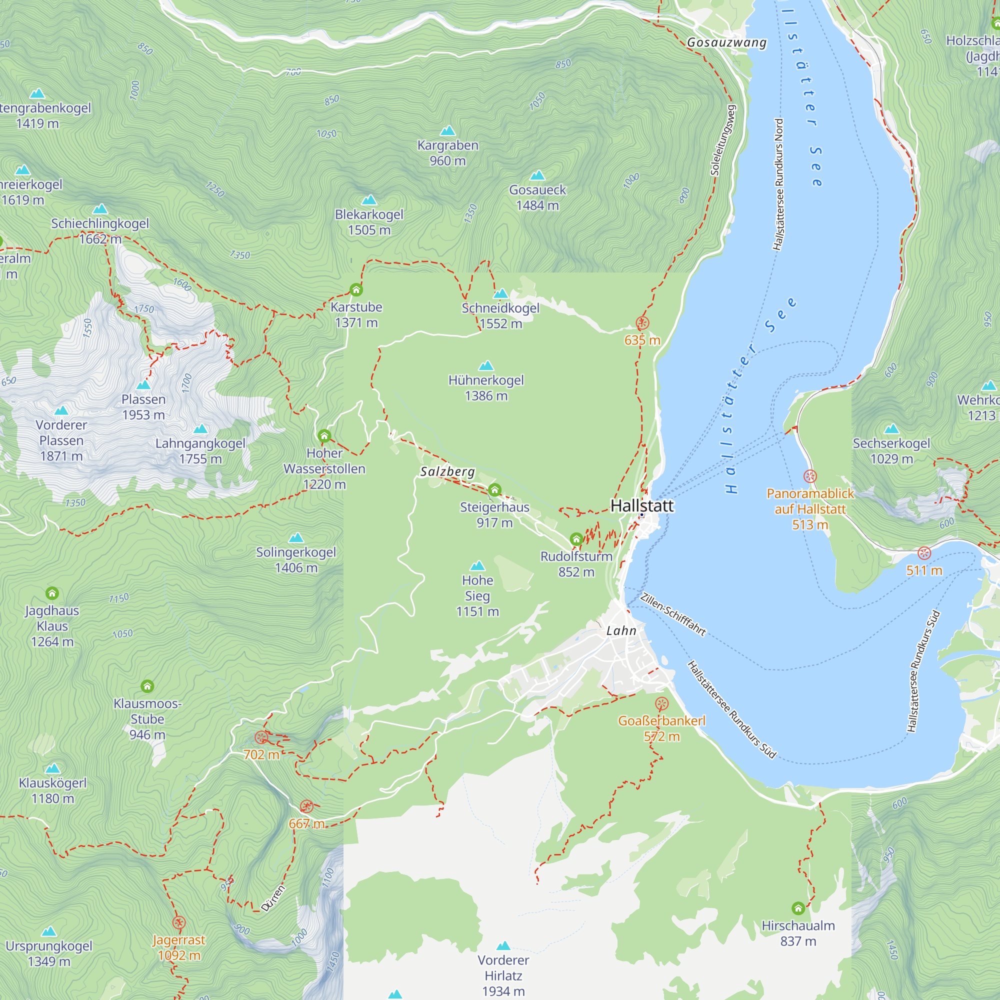Lampenhütte map