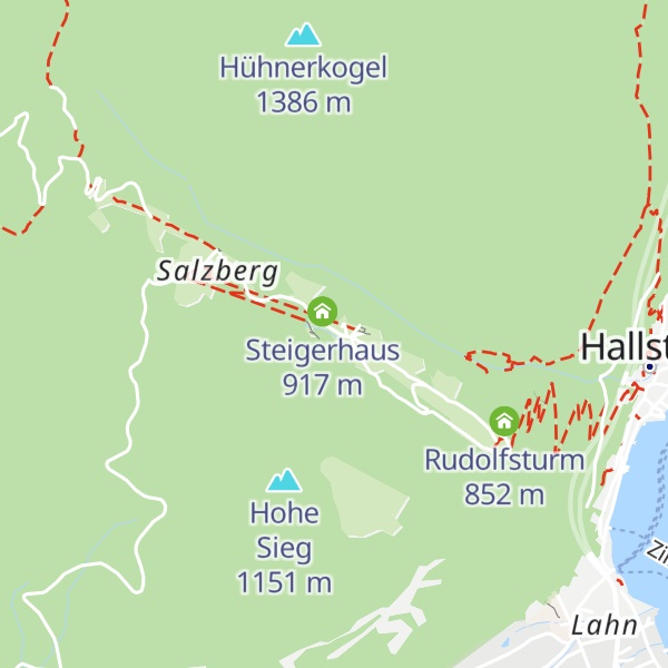 Map of Lampenhütte