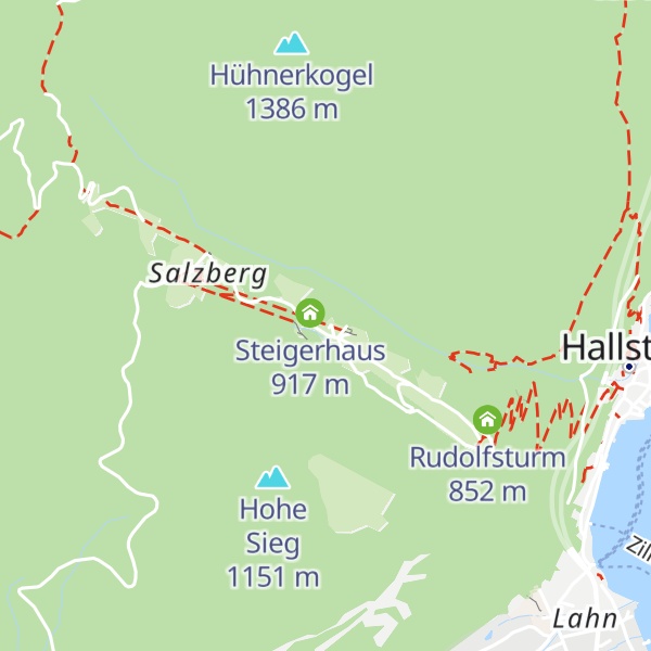 Map of Knappenhaus