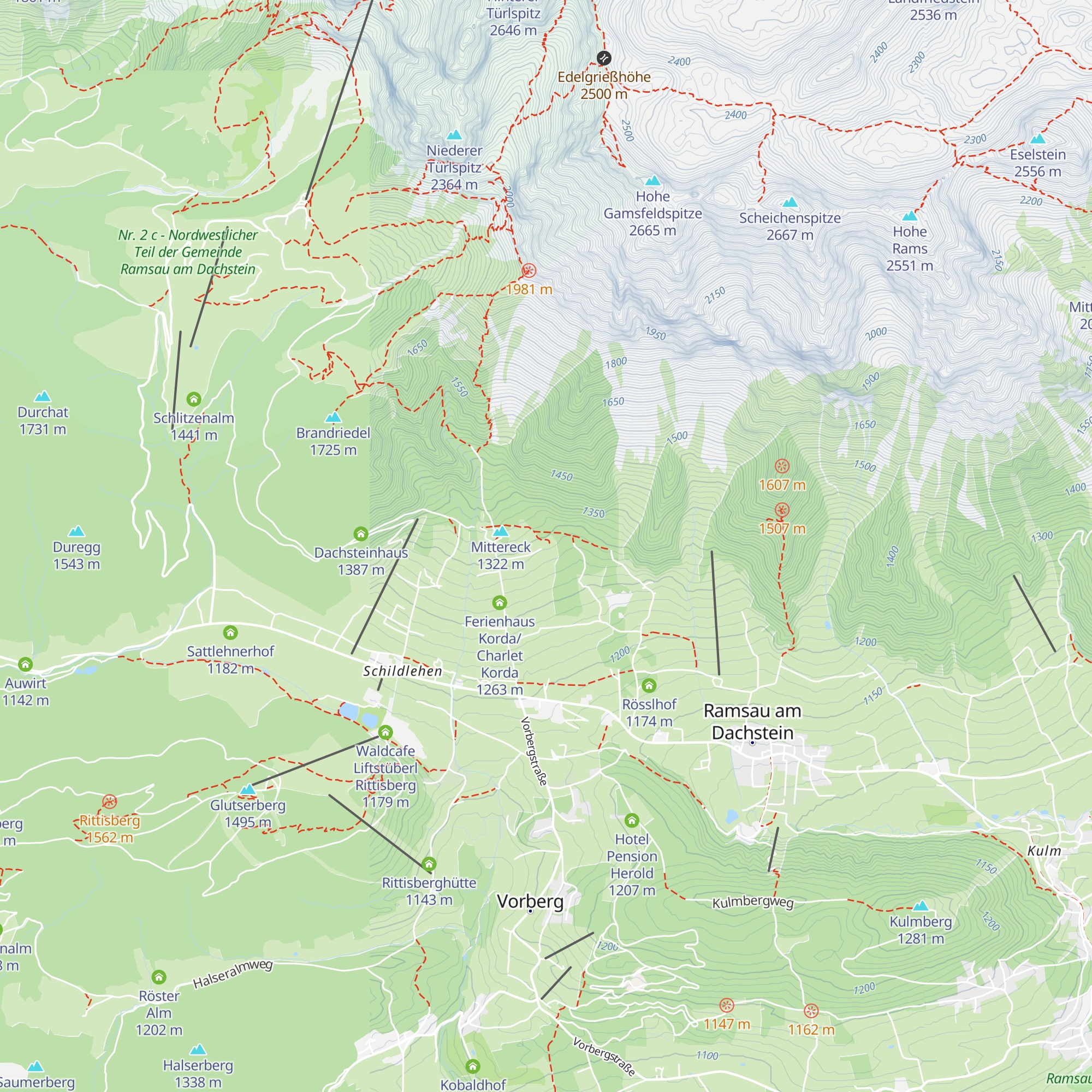 Urlaub am Kramlhof map