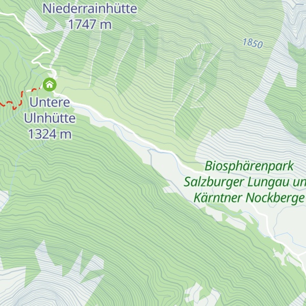 Map of Granglerhütte