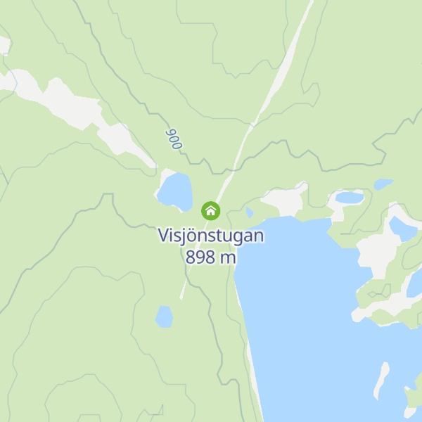 Map of Visjönstugan