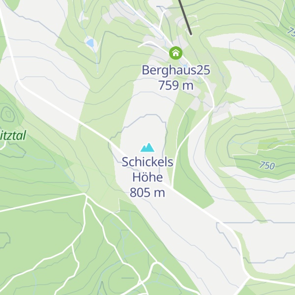 Map of Schickels Höhe