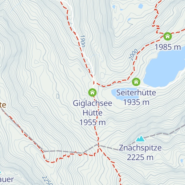 Map of Giglachsee Hütte