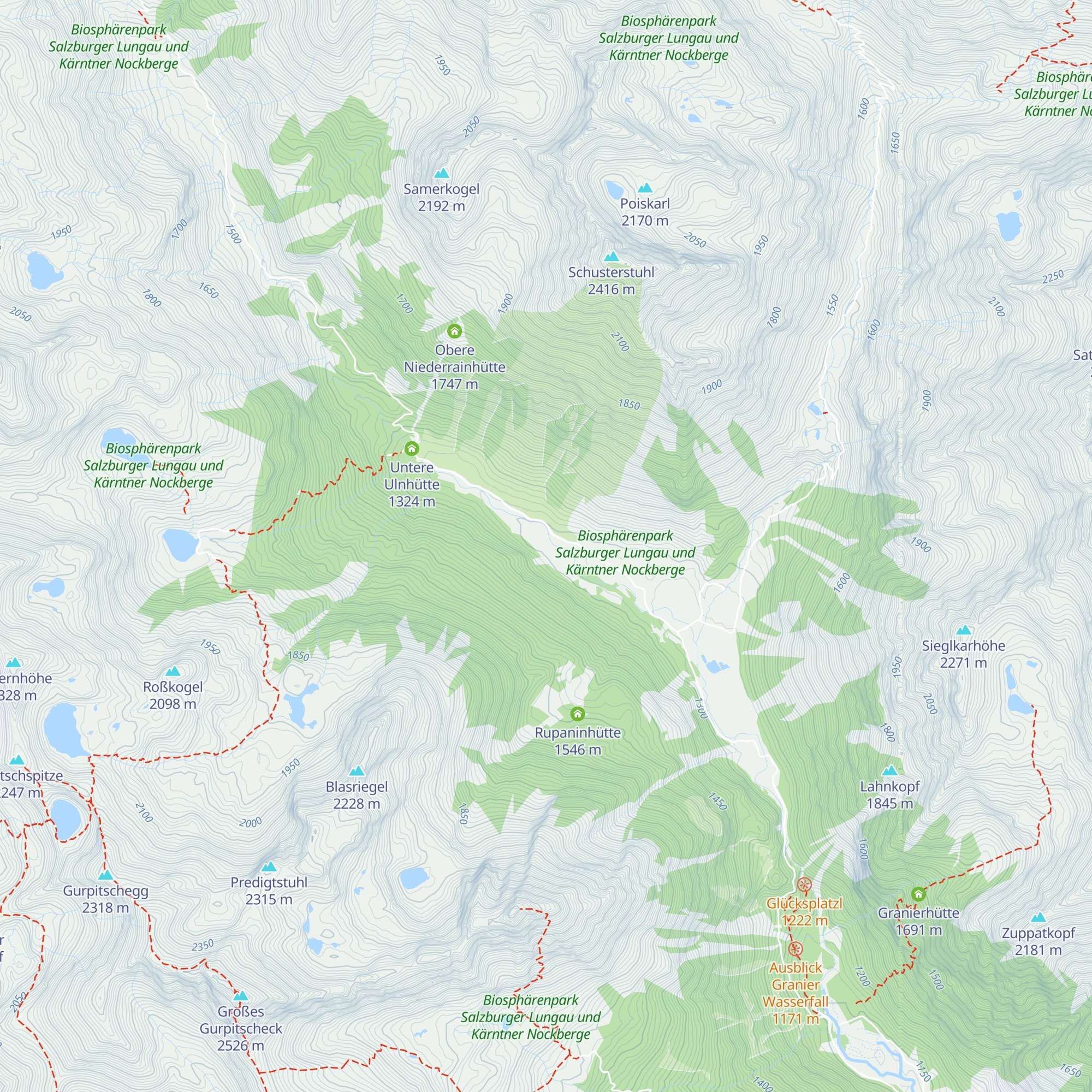 Untere Frimlhütte map