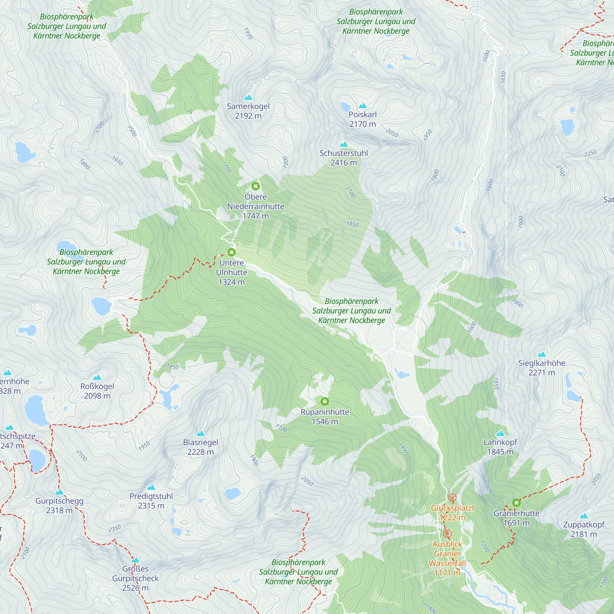 Untere Frimlhütte map