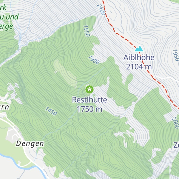 Map of Restlhütte