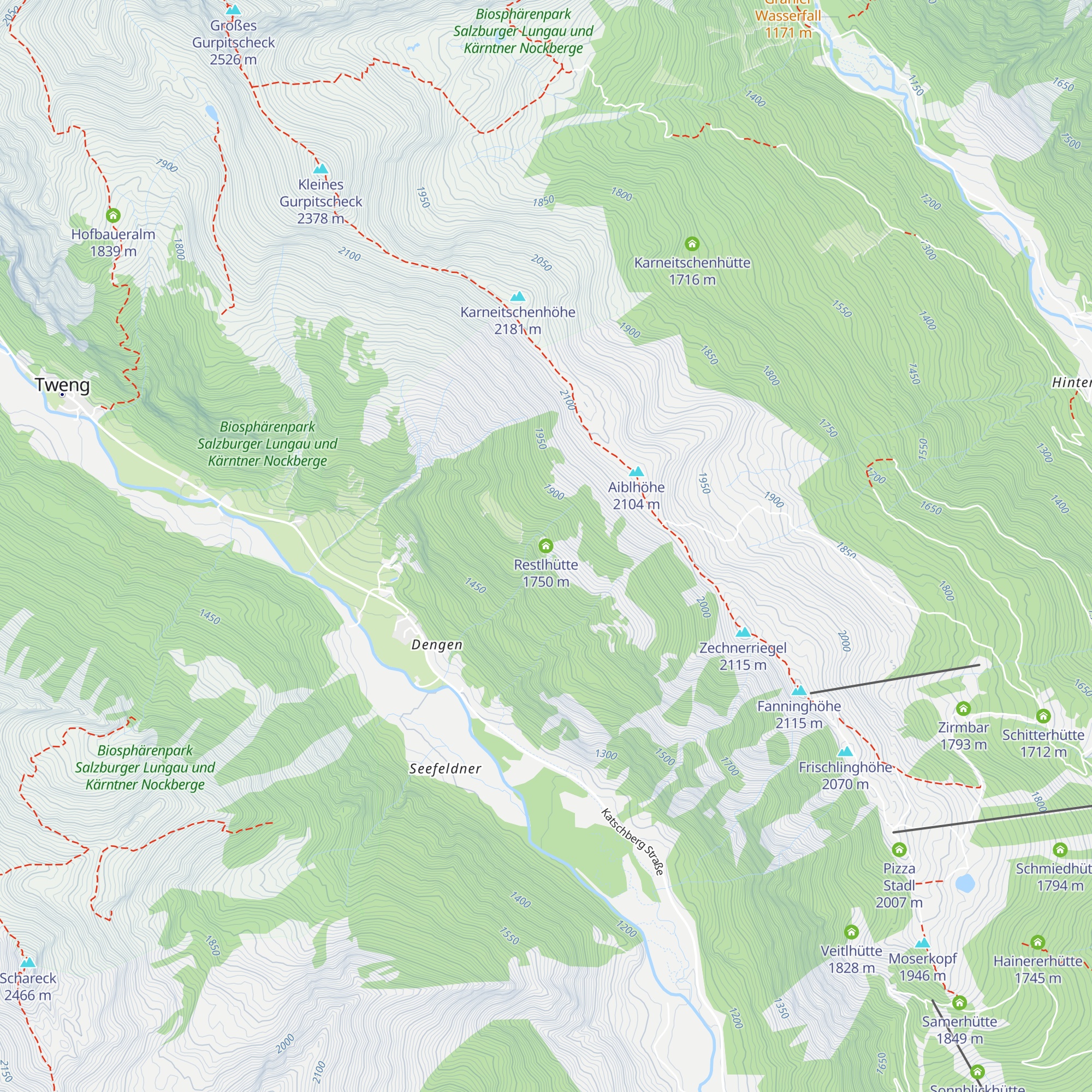 Restlhütte map