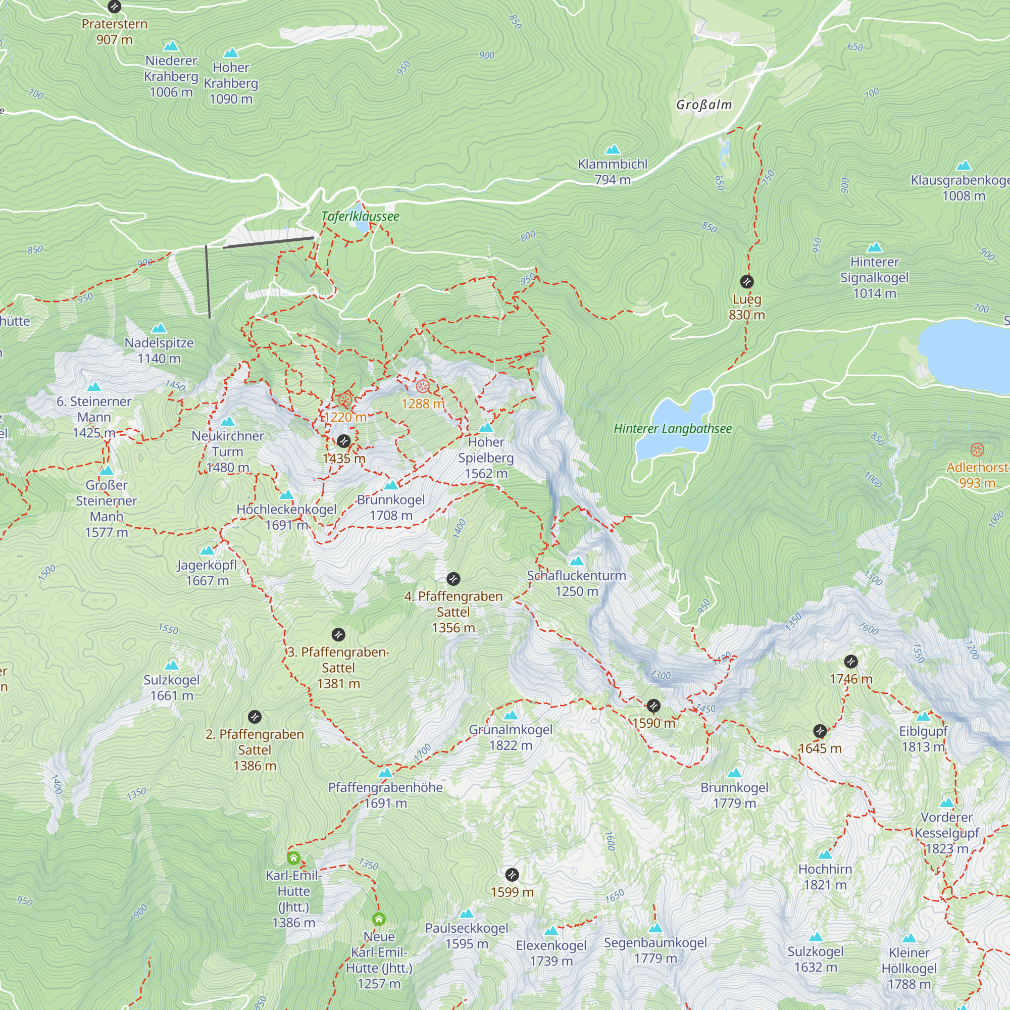 Schafalm Jhtt. map