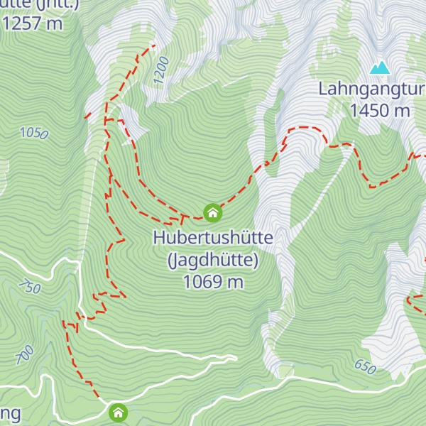 Map of Hubertushütte (Jagdhütte)