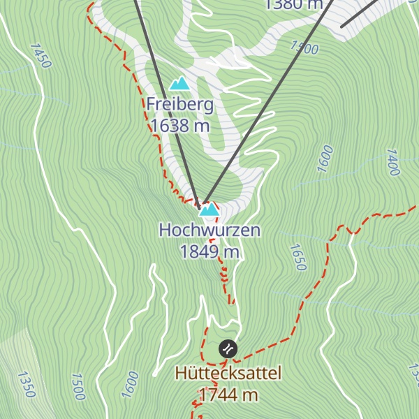 Map of Hochwurzen