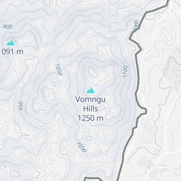 Map of Vomngu Hills
