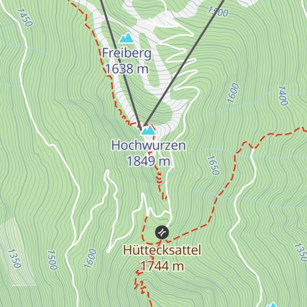 Map of Hochwurzenalm