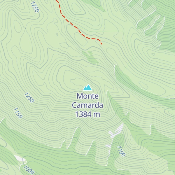 Map of Monte Camarda