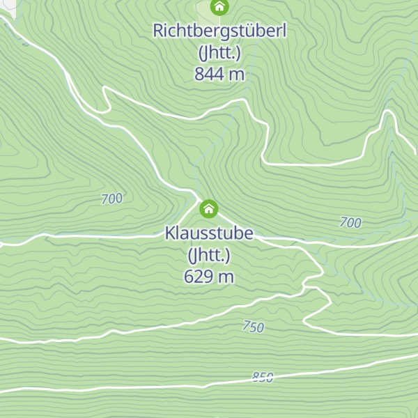 Map of Klausstube (Jhtt.)